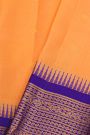 Gadwal Silk Peach Saree