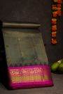 Gadwal Silk Grey Saree