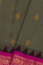 Gadwal Silk Grey Saree