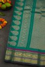 Gadwal Silk Red Saree