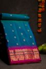 Gadwal Silk Blue Saree