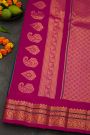 Gadwal Silk Blue Saree