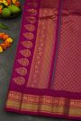 Gadwal Silk Parrot Green Saree