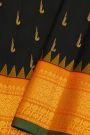 Gadwal Silk Black Saree