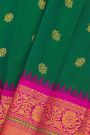 Gadwal Silk Green Saree