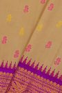 Gadwal Silk Cream Saree