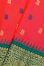 Gadwal Silk Pink Saree