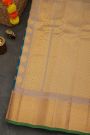 Gadwal Silk Peacock Blue Sare
