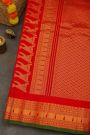 Gadwal Silk Dark Grey Saree