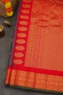 Gadwal Silk Teal Blue Saree
