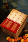 Gadwal Silk Cream Saree