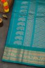Gadwal Silk Navy Blue Saree