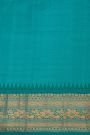Gadwal Silk Navy Blue Saree