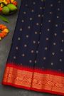 Gadwal Silk Navy Blue Saree