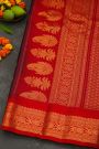 Gadwal Silk Navy Blue Saree