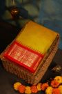 Gadwal Silk Yellow Saree
