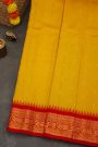 Gadwal Silk Yellow Saree