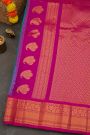 Gadwal Silk Sea Blue Saree