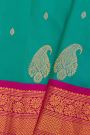Gadwal Silk Sea Blue Saree