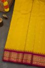 Gadwal Silk Yellow Sare