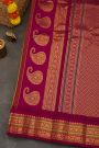 Gadwal Silk Yellow Sare