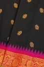Gadwal Silk Black Saree