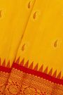 Gadwal Silk Gold Yellow Saree