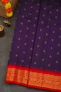Gadwal Silk Navy Blue Saree