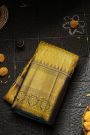 Kancheepuram Silk Gold Yellow Saree