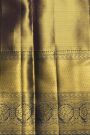 Kancheepuram Silk Gold Yellow Saree