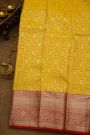 Kancheepuram Silk Mustard Saree