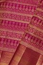 Kancheepuram Silk Magenta Saree