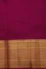 Kancheepuram Silk Magenta Saree