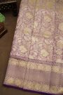 Kancheepuram Silk Lavender Saree