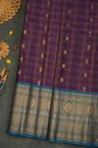Gadwal Silk Violet Saree