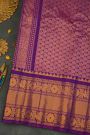 Gadwal Silk Navy Blue Saree