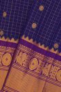 Gadwal Silk Navy Blue Saree
