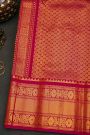 Gadwal Silk Orange Saree