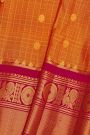 Gadwal Silk Orange Saree