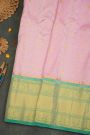 Gadwal Silk Baby Pink Saree