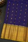 Gadwal Silk Navy Blue Saree