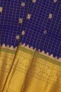 Gadwal Silk Navy Blue Saree