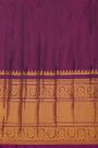 Gadwal Silk Navy Blue Saree