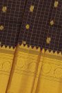 Gadwal Silk Dark Brown Saree