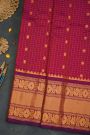 Gadwal Silk Magenta Saree