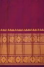 Gadwal Silk Magenta Saree