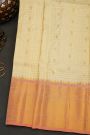 Gadwal Silk Cream Saree