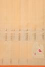 Gadwal Silk Peach Saree