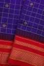 Narayanpet Silk Navy Blue Saree
