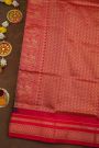 Narayanpet Silk Bottle Green Saree